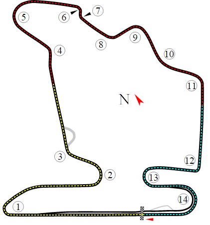 "Hungaroring" por Will Pittenger - Obra própria