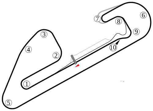 "Autódromo Internacional Orlando Moura track map" por Will Pittenger - Wikipédia