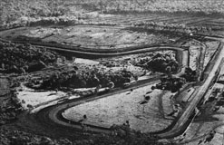 Vista aérea da pista de Cascavel em 1973. Foto: Gazeta Esportiva