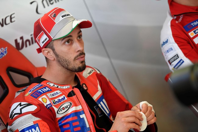 Andrea Dovizioso atento na classificação - Foto: Ducati