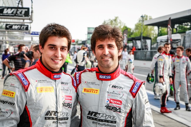 Jimenez e Rodrigo Baptista no GP de Monza da Blancpain Endurance Series - Foto: Patrick Hecq
