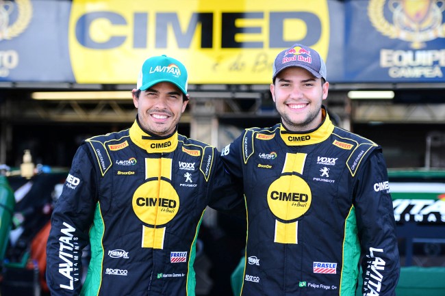 Dupla da Cimed, Marcos Gomes e Felipe Fraga. - Foto: Fernanda Freixosa