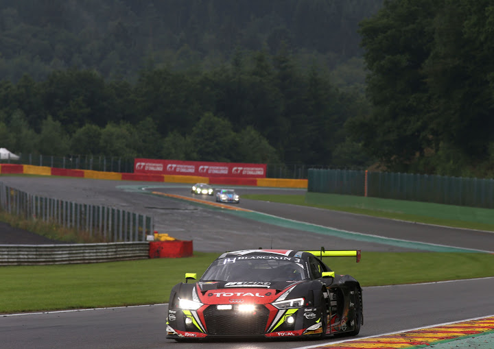 Trio Luso-Brasileiro em Spa. - Foto: Audi Media.