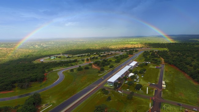 aérea arco iris