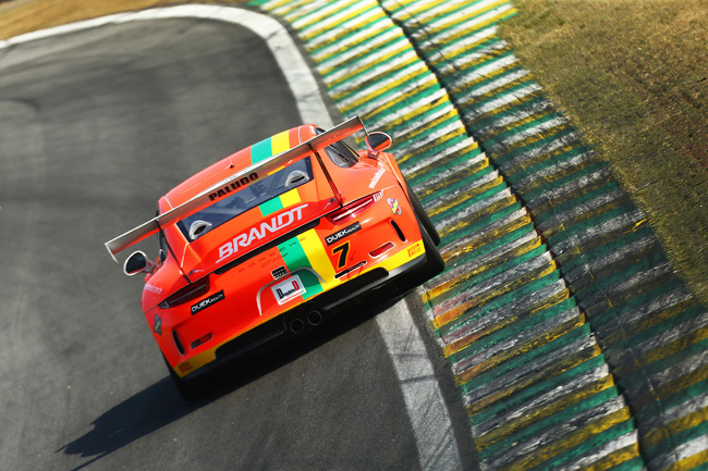 Miguel Paludo em Interlagos nessa tarde. - Foto: Luca Bassani.