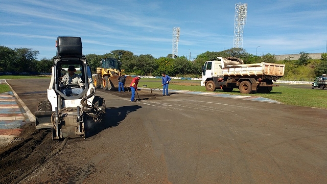 Reformas a todo vapor em Londrina, a pista recebe a Stock Car em Setembro. - Foto: FEL - Federação de Esportes de Londrina.