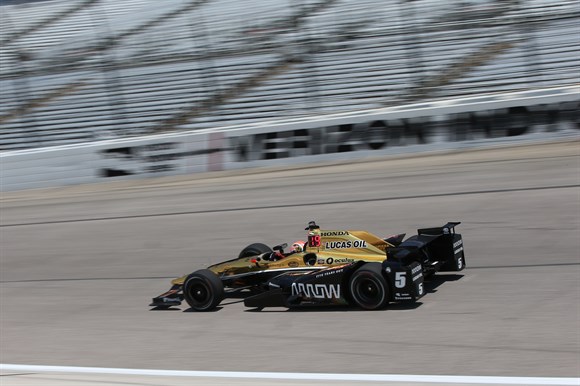 Líder no momento da paralisação - James Hinchcliffe. Foto: Indycar.com