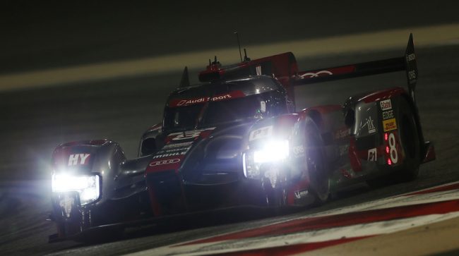 Audi de Lucas di Grassi, Loïc e Oliver nas 6Hrs do Bahrain 2016. - Foto: fiawec.com