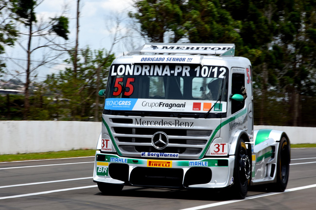 Salustiano, vice-líder da Fórmula Truck e um dos que brigam pelo título de 2016. - Foto: Luciana Flores.