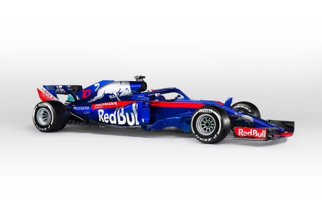 Carro da Toro Rosso 2018 - Foto: Site Oficial Toro Rosso F1