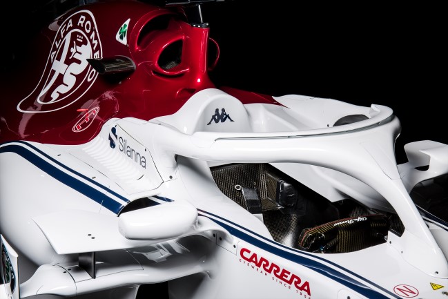 Carro da Alfa Romeo Sauber - C37 - 2018. Foto: Site Oficial Sauber