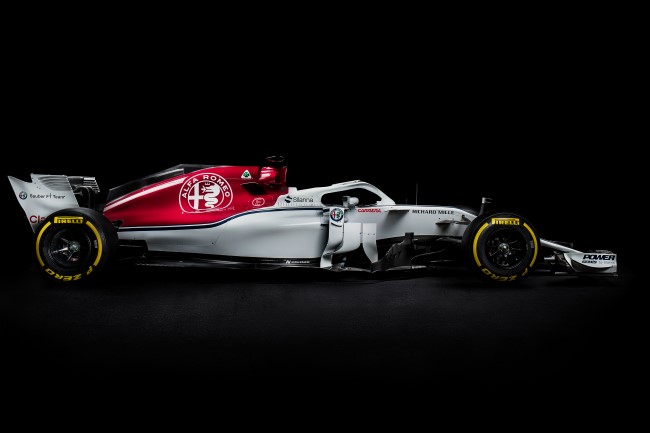 Carro da Alfa Romeo Sauber - C37 - 2018. Foto: Site Oficial Sauber