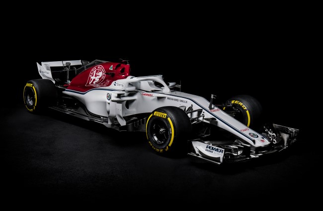 Carro da Alfa Romeo Sauber - C37 - 2018. Foto: Site Oficial Sauber