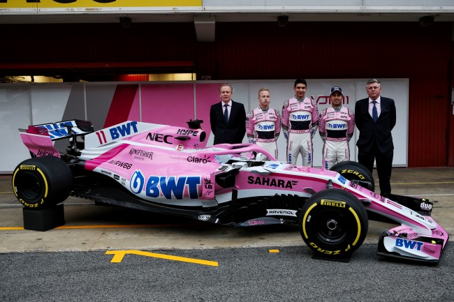 Carro Force India 2018 - Foto: Site Oficial Force India