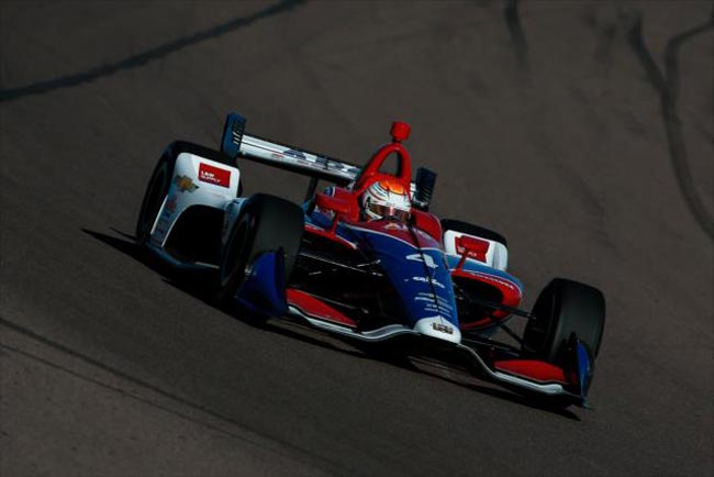Matheus Leist nos treinos pré-temporada Indy 2018 - Foto: Joe Skibinski / Site Oficial IndyCar