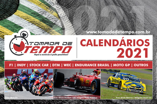 Calendários 2021 – Automobilismo