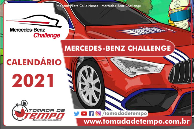 Calendário Mercedes-Benz Challenge 2021 - Tomada de Tempo