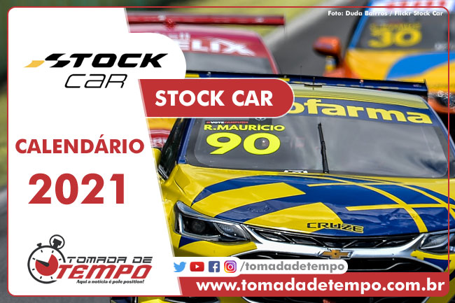 Calendário Stock Car 2021 - Tomada de Tempo