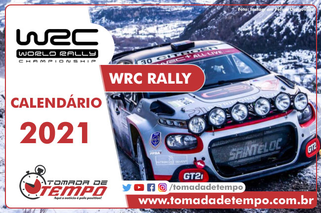 Calendário WRC 2021 - Tomada de Tempo