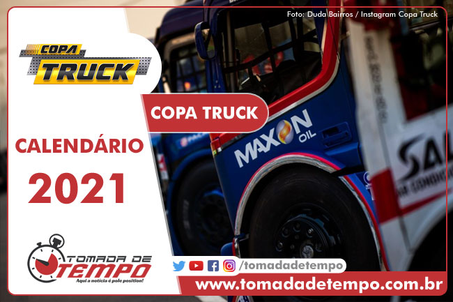 Calendário Copa Truck 2021 - Tomada de Tempo