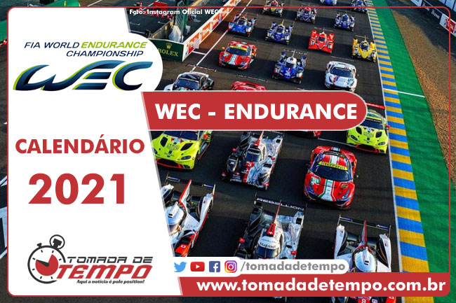 Calendário WEC 2021 - Tomada de Tempo