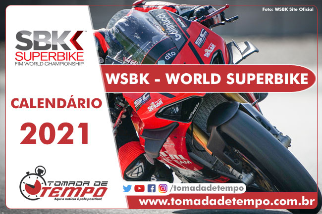 Calendário WSBK 2021 - Tomada de Tempo