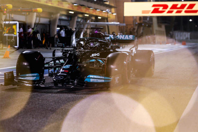 Hamilton Bahrein - Foto: Twitter Mercedes