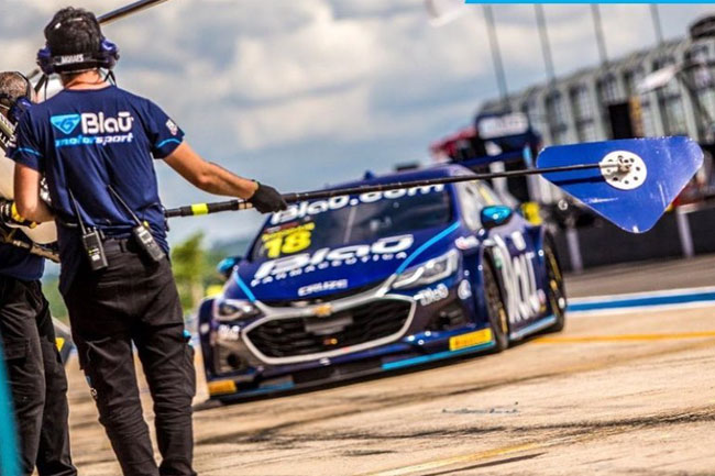 Allam Khodair da Blau Motorsport tem o melhor tempo no TL1 da Stock Car em Goiânia 2021! Foto: Instagram: Blau Motorspot