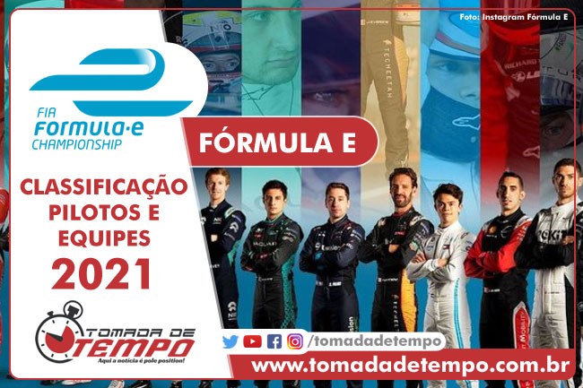 Calendário FÓRMULA E 2021 - Tomada de Tempo