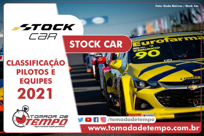 Equipes e Pilotos - Stock Car Pro Series 2021 - Tomada de Tempo