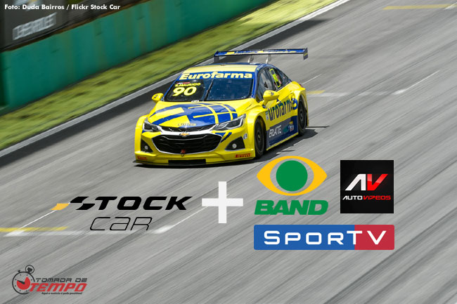 Bandeirantes, SporTV e Autovídeos irão transmitir a Stock Car em 2021 - Tomada de Tempo