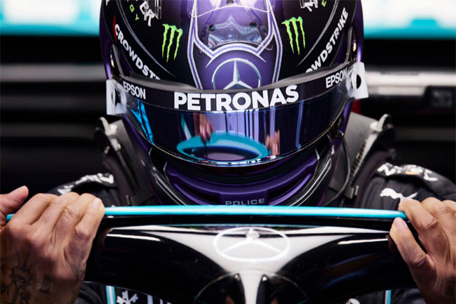 Hamilton vence a etapa de Barcelona da F1 2021 - Foto: Mercedes AMG F1 Twitter