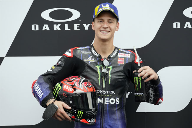 Fabio Quartararo - Vencedor do GP da Itália de MOTO GP 2021 - Foto: Twitter Yamaha Oficial