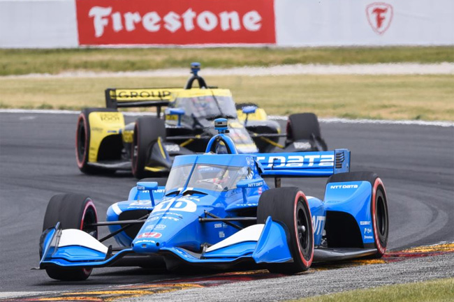 Alex Palou venceu a etapa de Road America da Fórmula Indy 2021 - Foto: James Black