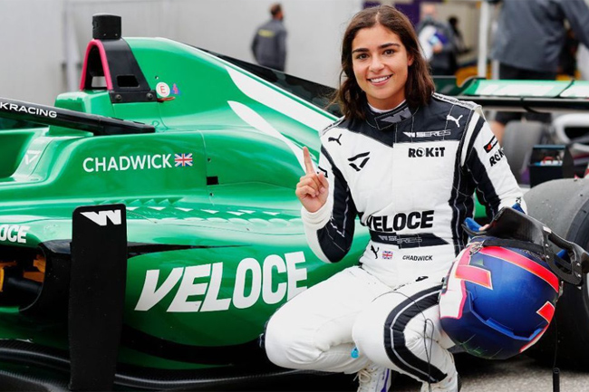 Foto: Jamie Chadwick Instagram - Pole position GP da Bélgica da W SERIES 2021