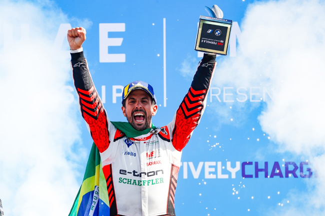 Venceu e muito bem, Lucas Di Grassi! Fotos: Audi Sport