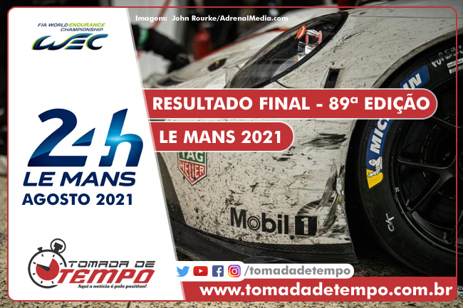 WEC – 24 HORAS DE LE MANS – Resultado Final – 2021