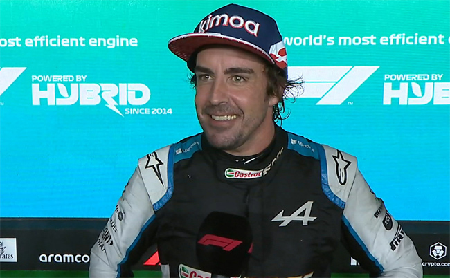 Alonso termina em terceiro com a Alpine no Catar!