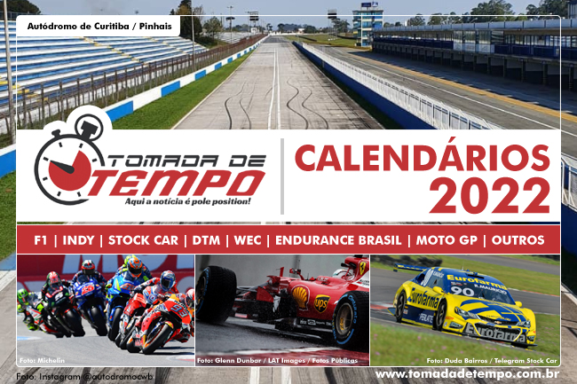 Calendarios 2022 – Motorsport – F1, Indy, Stock Car, Moto GP, Nascar, Formula-E, DTM, WEC y otros