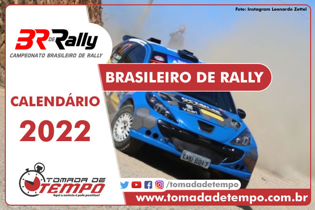 BRASILEIRO DE RALLY – Calendário 2022 | Tomada de Tempo