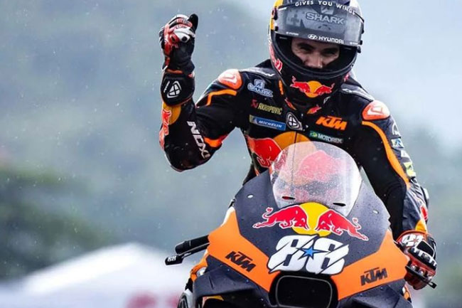 Oliveira vencedor na Indonésia - Moto GP 2022 | Foto: Instagram Oliveira