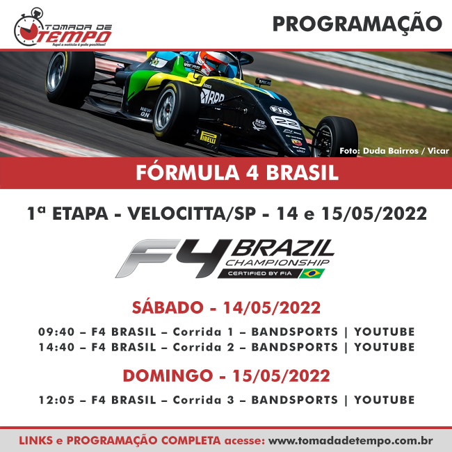 FORMULA 4 BRAZILIAN CHAMPIONSHIP  3º ETAPA VELOCITTA - CORRIDA 1