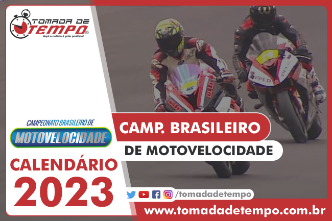 Calendário 2023 do Brasileiro de Motovelocidade