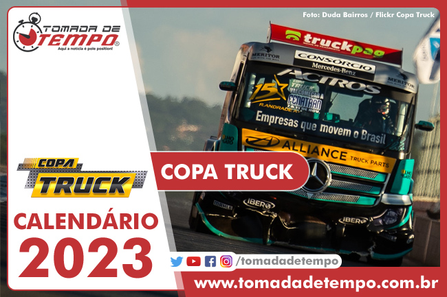 Copa Truck Sao Paulo April 2023 Sao Paulo Brazil View – Stock