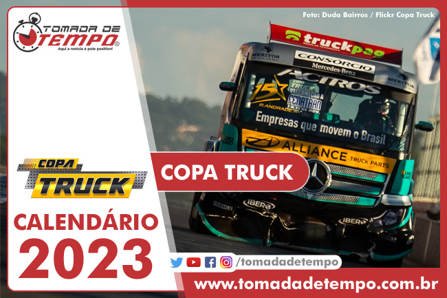 Calendário 2023 da COPA TRUCK