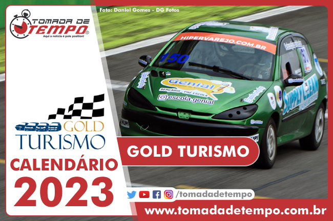 Calendário 2023 da GOLD TURISMO