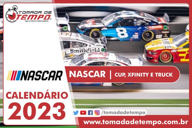 Calendário 2023 da NASCAR (Cup, Xfinity e Truck Series)