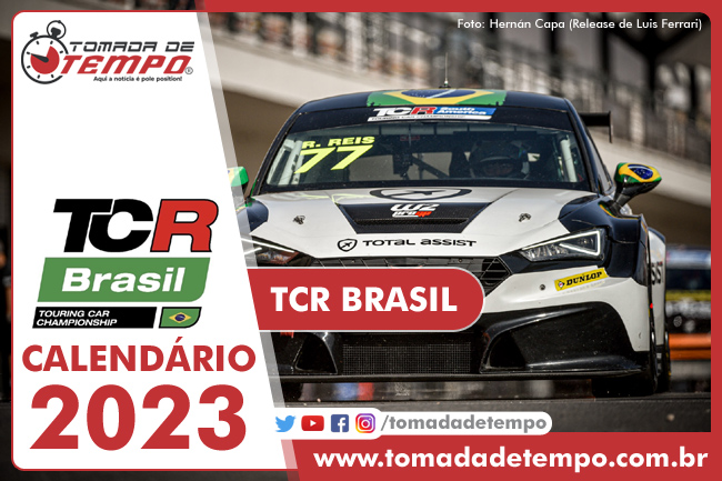 Calendário 2023 do TCR BRASIL