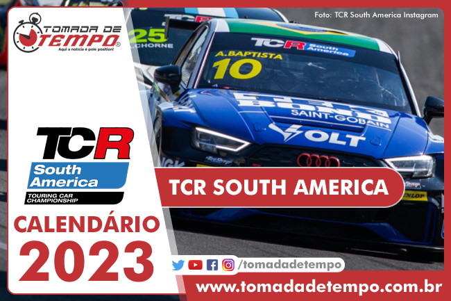 Calendário 2023 do TCR SOUTH AMERICA