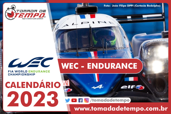 Calendário 2023 da FIA WEC